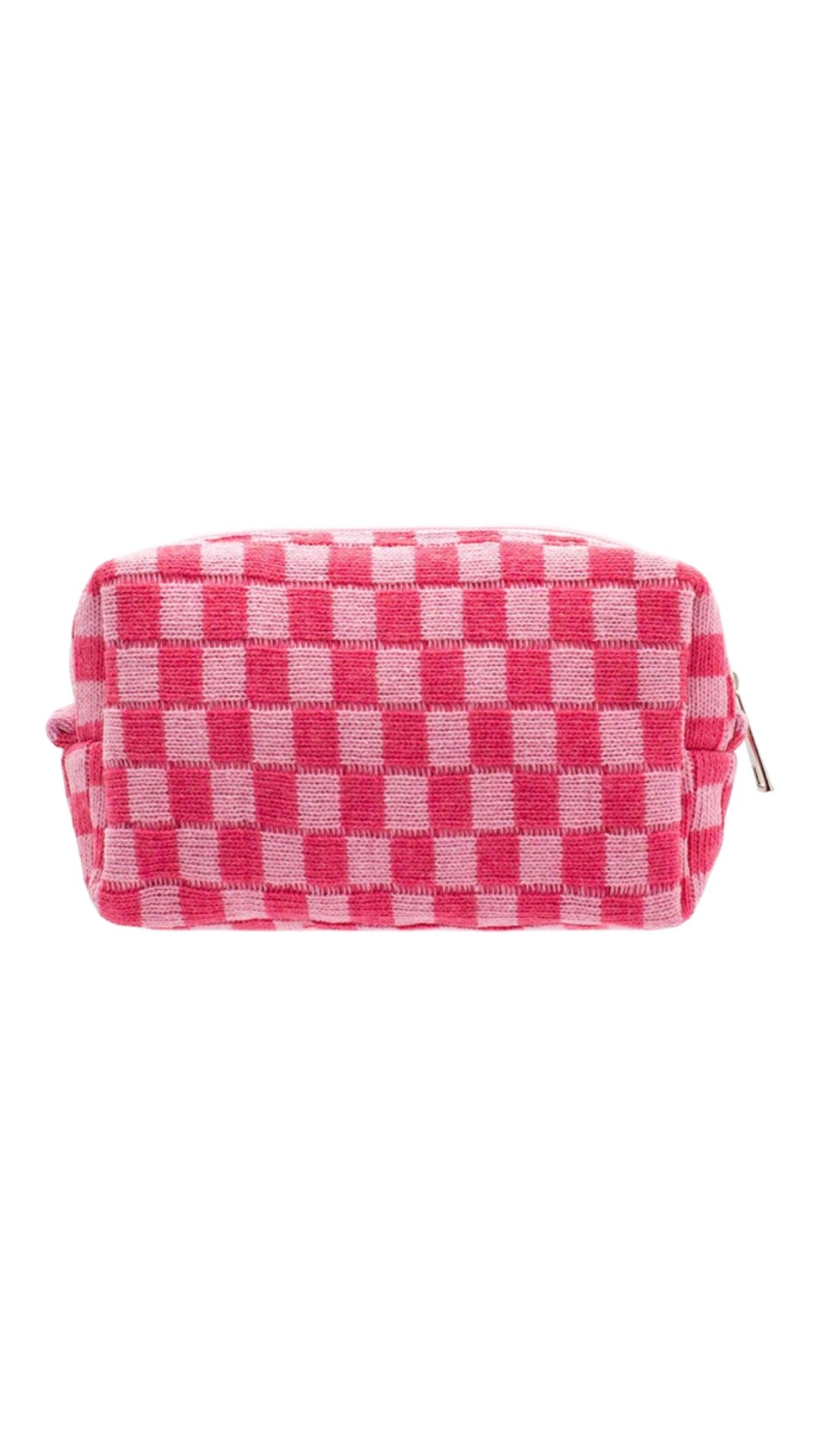 PrettiFi Checkered Makeup Bag